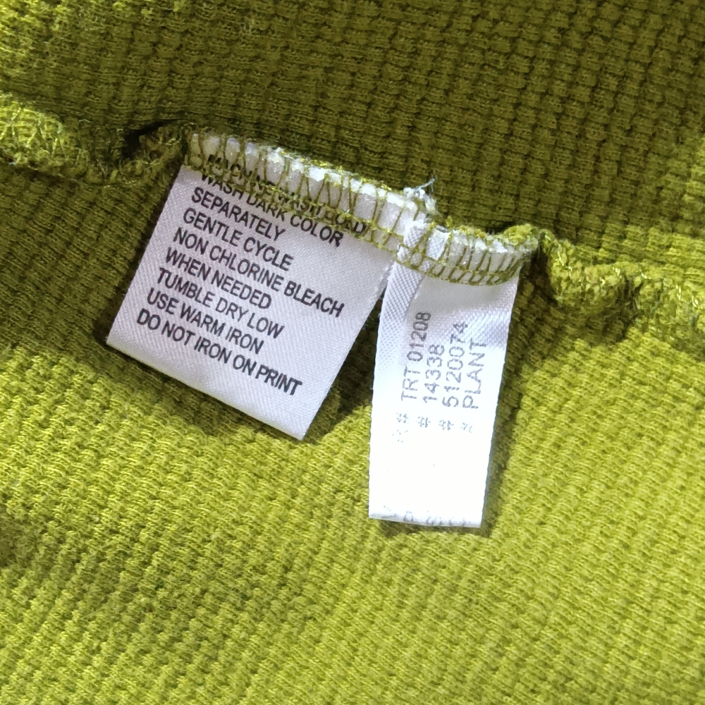 North River Outfitters Leaf Print Hoodie Sz L Green Hooded Top - Picture 8 of 8